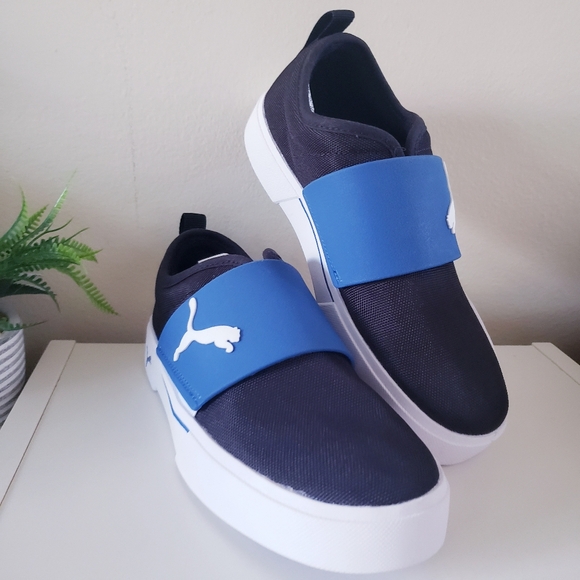 PUMA NWT BPS EL RAY Slip On Canvas Shoes - Youth 2C US - Picture 8 of 10